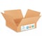 Idl Packaging 15 in x 15 in x 3 in Shipping Box, Kraft, Corrugate, Single Wall, 200#, 10 PK B-15153-10 - alternate 1
